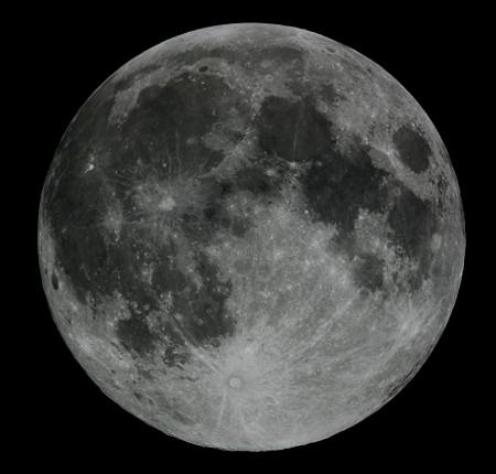 The Full Moon at Perigee (Closest to Earth)
